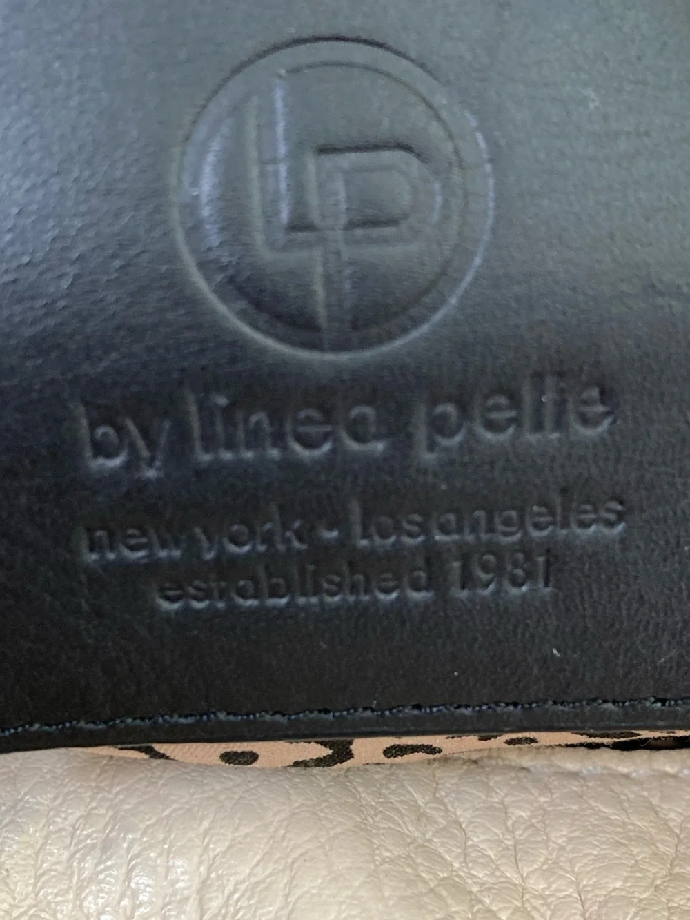 LP by Linea Pelle Hayden Bicolor Leather Satchel Bag - Cream & Black